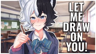 ASMR Roleplay  Femboy Classmate Has A Crush On You 💘 [upl. by Enaed45]