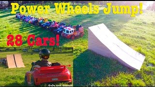 Ultimate Power Wheels Jump  27 Cars Promo  Gabe and Garrett [upl. by Agata]