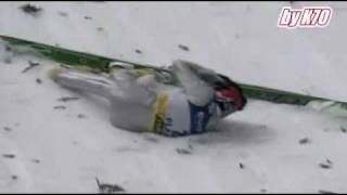 Tomasz Pochwała  Planica 2002  dangerous fall HQ [upl. by Vary524]