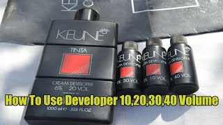 Keune Developer Using Method For All Types Of Hairs10203040 Volume [upl. by Ydner353]