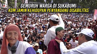 GEMURUH WARGA DI SUKABUMI  KDM JAMIN KEHIDUPAN PENYANDANG DISAB1LITAS [upl. by Adnahsed]