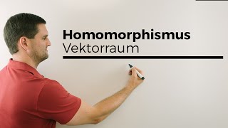 Homomorphismus anschaulich im Vektorraum Abbildungen  Mathe by Daniel Jung [upl. by Ciro860]