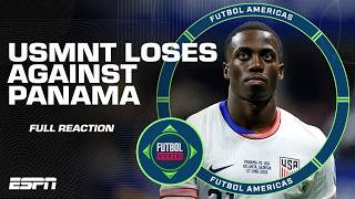 FULL REACTION to United States losing vs Panama 👀 Weah’s red card changed the game [upl. by Etnovert]