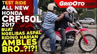 Honda CRF150L l Test Ride Review l GridOto [upl. by Bethina942]