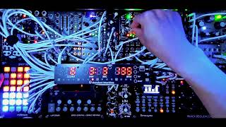 TECHNO SWAMP Hardware Techno live performance with modular synthesizers [upl. by Adanar730]