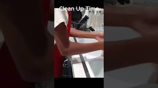 Cleaning with Gracies Corner CleanUp Song 🧼🎶 Shorts graciescorner [upl. by Ysnil]