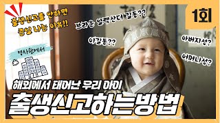 출생신고하는 방법 제 1회 신청절차출생신고 대상자자녀이름 신고방법 [upl. by Enileuqkcaj693]