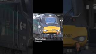 Class 68 Through Stafford Station  Slowed Speed Version [upl. by Riker]