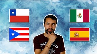 Spanish Accents Broken Down by a LatinoMexico Argentina Chile Puerto Rico Colombia and Spain [upl. by Lura]