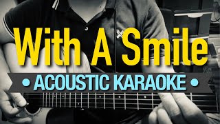 With A Smile  Eraserheads Acoustic Karaoke Remastered [upl. by Astraea]