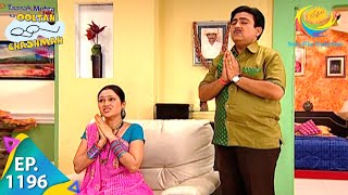 Taarak Mehta Ka Ooltah Chashmah  Episode 1196  Full Episode [upl. by Locklin]