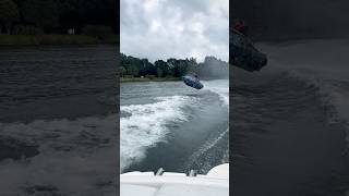 First test in the 2m Jetboat Wake to wake 👌 kiwidan minijet epic jetboat fyp fypシ゚viral [upl. by Hesketh]