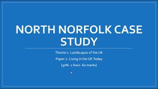 North Norfolk Case Study OCR A GCSE Geography [upl. by Olympia541]