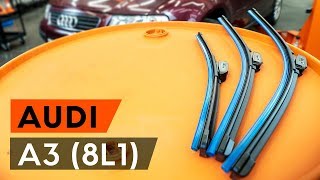 Jak wymienić wycieraczki AUDI A3 1 8L1 TUTORIAL AUTODOC [upl. by Navlys]