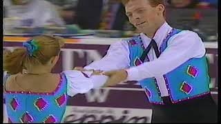 Jodeyne Higgins and Sean Rice  1995 Skate Canada FS [upl. by Esli478]