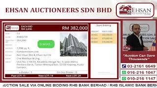 PROPERTY AUCTION SALE VIA ONLINE BIDDING RHB BANK BERHAD  RHB ISLAMIC BANK BERHAD [upl. by Adora866]