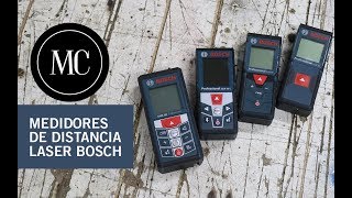 Review medidores laser Bosch GLM 30 GLM 40 GLM 50C y GLM80 [upl. by Llertnek]