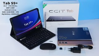 CCIT TAB Tab S9101quot FHD INCELL 8MP13MPAndroid 130 osRAM 16GB ROM 1TBBig Battery 10000mAh [upl. by Nyrhtakyram]