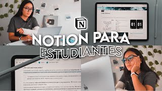 notion para estudiantes 📘l tour widgets tutorial plantillas [upl. by Troxell]