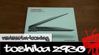 Product Review  Toshiba TRUE MOBILITY Portégé® Z930 Ultrabook [upl. by Hpeosj414]