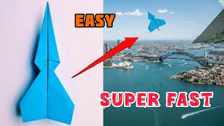 How To Make Paper Airplane Easy that Fly Far [upl. by Aillimac]