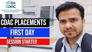 First day of CDAC Placements  Placement session started [upl. by Ennaear]