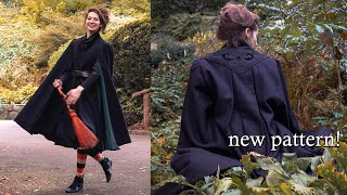 Making a VictorianInspired Cape for Ultimate Witchy Vibes [upl. by Nreval]