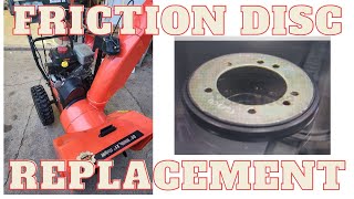 Ariens Deluxe 24 Snowblower  Friction Disc Repair [upl. by Engenia821]