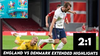 England Vs Denmark Extended Highlights  UEFA Euro 2020  Eng Vs Den highlights [upl. by Mabel]