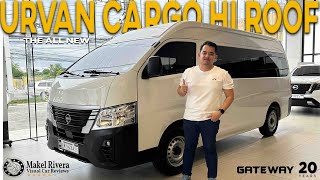 Nissan Urvan Cargo Hi Roof 15 Strs 2024 Alphine White  Visual Car Reviews [upl. by Nedia]