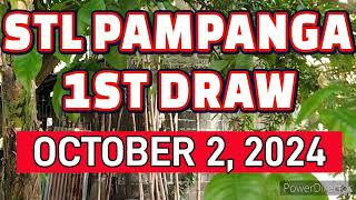 STL PAMPANGA RESULT TODAY 1ST DRAW OCTOBER 2 2024 11AM  WEDNESDAY [upl. by Richards]