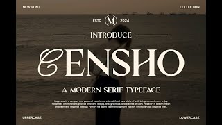 Censho Font Download [upl. by Nnyleahs]