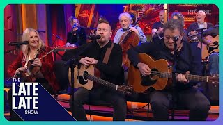 Rocky Road to Dublin Led by Mike Hanrahan  live on the The Late Late Show  TradFest [upl. by Nnarefinnej622]