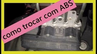 Procedimento de como trocar a pastilha de freio da S10 com ABS 2015 [upl. by Aniratac]