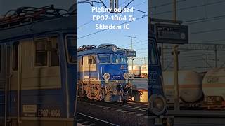 EP071064 Ze Składem IC do Poznania Głównego na stacji Iława Główna [upl. by Briggs177]