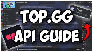 NEW  How use the TOPGG API in your discord bot  Discordjs V14 [upl. by Enimsay]