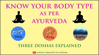 Know your Body Type as per Ayurveda  Vata Pitta and Kapha Doshas Explained Hindi [upl. by Pish705]