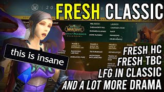 We Are FINALLY Getting FRESH CLASSICTBC SERVERS And A Lot More [upl. by Anahsar759]