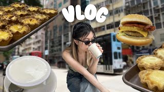 【香港 VLOG】迷客夏老闆開的速食店超好吃  滿天都是蝴蝶的酒吧  蛋塔真的有那麼好吃？ [upl. by Notfilc]