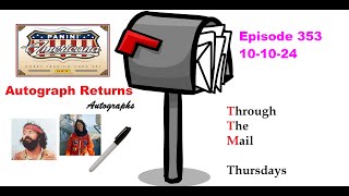 TTM Thursday Episode 353 2 Panini Americana Returns Through The Mail Thursdays TTM Autographs [upl. by Lexy685]