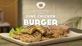 Del Monte Kitchenomics Pine Chicken Burger with Mayo [upl. by Nihs]