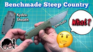 Unboxing a Benchmade Steep Country fixed blade knife… hmm [upl. by Ylrebmek]