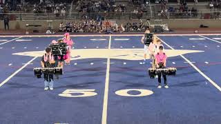 TCA Drumline halftime show vs Parrish 10102024 pink out [upl. by Oinolopa]