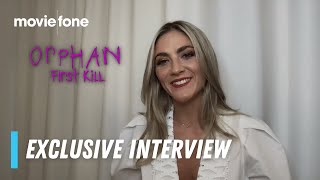 Orphan First Kill  Exclusive Interviews  Moviefone TV [upl. by Ardene]