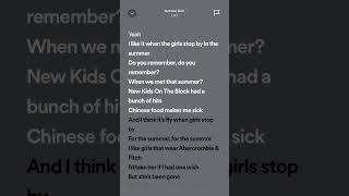 LFO  Summer Girls hits trending spotifylyrics tiktok viralhits summer shorts music [upl. by Ycnahc]