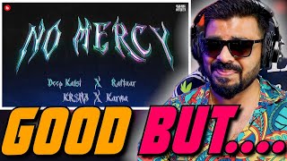 No Mercy Reaction  Deep Kalsi X Raftaar X KRNA X Karma  TUNNEL VISION ALBUM  AFAIK [upl. by Ynaffet492]