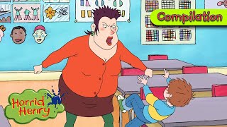 Rabid Rebecca is Henrys New Teacher  Horrid Henry Compilation  Cartoons for Kids [upl. by Donall]