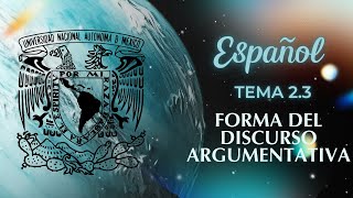 Tema 23 Forma del discurso Argumentativa  Licenciatura UNAM [upl. by Packer213]