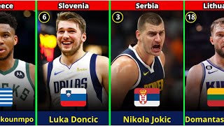 NBA European NBA Players [upl. by Dehsar895]