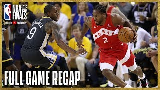 RAPTORS vs WARRIORS  Kawhi Leonard Drops 36 Points in Oracle  NBA Finals Game 4 [upl. by Enelaj]